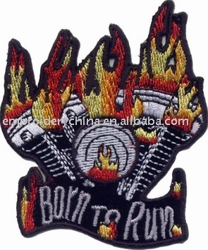 embroidery motor engine patch for wearing (embroidery motor engine patch for wearing)