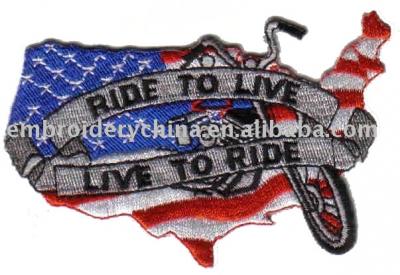 Embroidery Bike Patch (Embroidery Bike Patch)