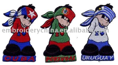 Lively Girl Flag Patch (Lively Girl Flag Patch)