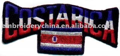 Embroidery National Flag Patch (Embroidery National Flag Patch)