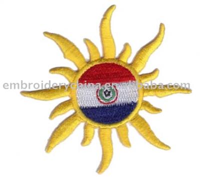 Embroidered Flag Emblem for Wearing Apparel (Embroidered Flag Emblem for Wearing Apparel)