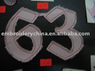 embroidered dirty looking appliques for jeans (embroidered dirty looking appliques for jeans)
