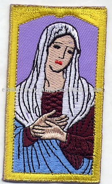 embroidery Madonna patch for religion people (embroidery Madonna patch for religion people)