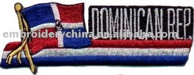 Embroidered National Flag for Wearing Apparel (Embroidered National Flag for Wearing Apparel)