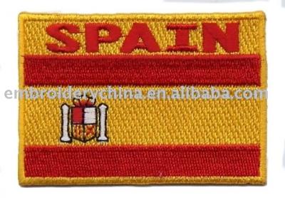 Embroidery Letter Square Flag patch (Embroidery Letter Square Flag patch)