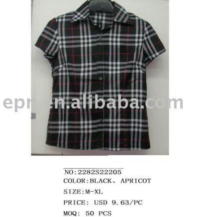 Women`s Namebrand Check Shirt (Women`s Namebrand Check Shirt)