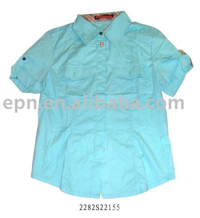 Famous Branded Girl`s Leisure Shirt (Famous Branded Girl`s Leisure Shirt)