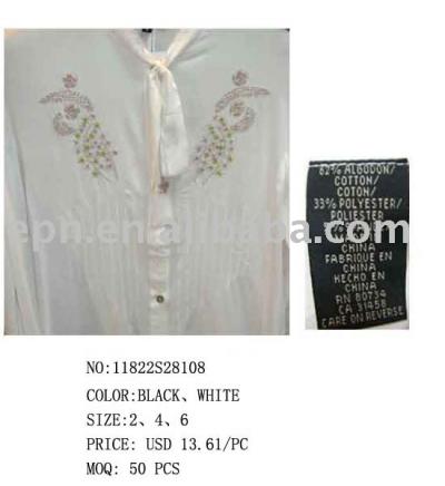 Lady`s Genuine Favorite Shirt, White Shirt, Blouse (Lady`s Genuine Favorite Shirt, White Shirt, Blouse)