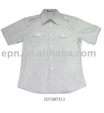 Men`s Stripe Shirt (MEN `S Stripe Shirt)