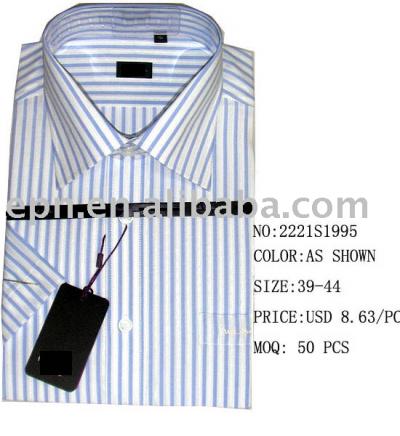 Men `s Popular Stripe Dress Shirt (Men `s Popular Stripe Dress Shirt)