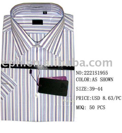 Men`s Stripe Dress Shirt (Men`s Stripe Dress Shirt)