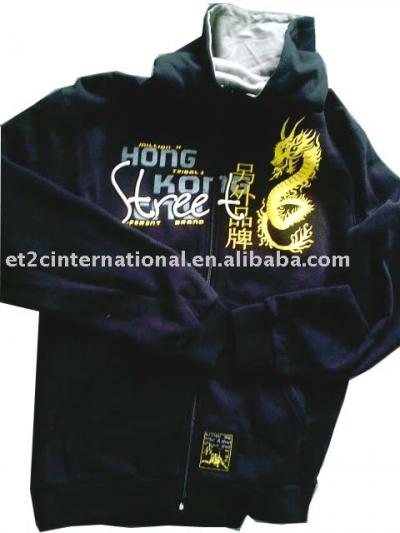 Men`s fleece hoodie jacket (Men`s fleece hoodie jacket)