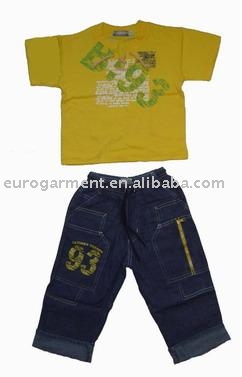 two-piece baby wear set (два куска ребенка носить набор)