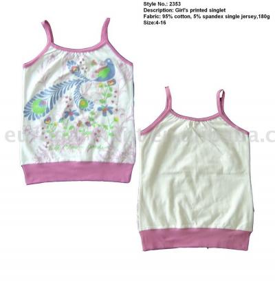 girl`s singlet (Girl `s Singulett)