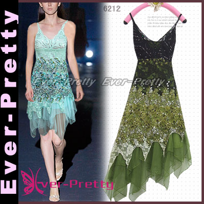 New Green Sexy Lace Cocktail Dress Xw-06212 (New Green sexy en dentelle robe de cocktail XW-06212)