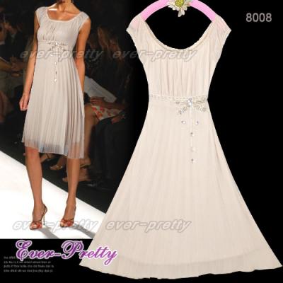 Elegant Fashion Empire Dress W Bead %26 Sea Shell Tq-08008 (Elegant Fashion Empire Dress W Bead %26 Sea Shell Tq-08008)