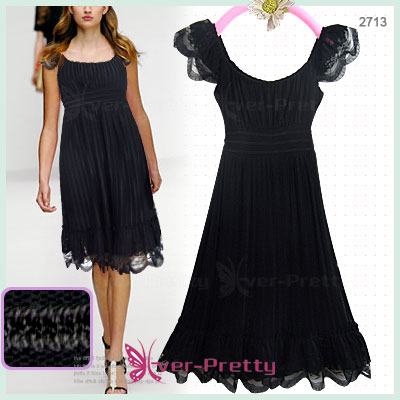 Stunning Black Victorian Dress Hf-02713 (Victoriennes, robe noire Hf-02713)