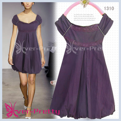 Ever-Pretty Purple Balloon Dress 7d-01310 (Ever-Pretty Purple Balloon Dress 7d-01310)