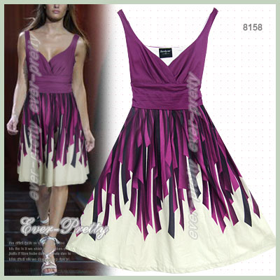 Purple Ruched Cocktail Dress 7D-08158 (Пурпурный Ruched коктейльное платье 7D-08158)