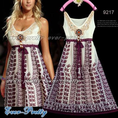 Purple Empire Waist Rhinestone Cocktail Dress He-09217 (Purple Empire Waist Rhinestone Cocktail Dress He-09217)