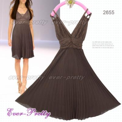 Brown Sexy %26 Chic Bare Back Ruched Dress Hf-02655 (Браун Sexy 26% Chic голой спиной Ruched платье HF-02655)