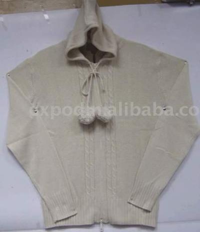 Ladies Hooded Cardigan (Ladies Hooded Cardigan)