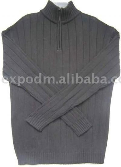 Mens Half Zipper Mock Neck Pullover (Mens Half Zipper Mock Neck Pullover)