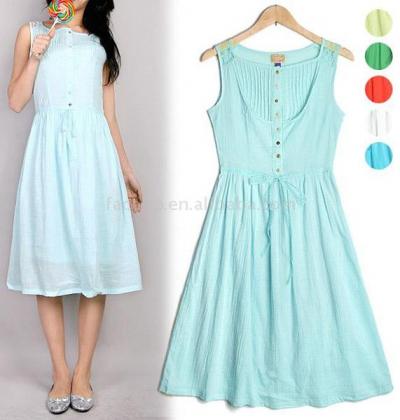 Linen One-Piece Dress (Linen One-Piece Dress)