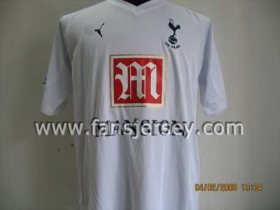 No.1 Supplier--2008 EURO Cup shirts # 9 BERBATOV Tottenham HOME SOCCER JERSEYS