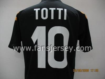 Soccer Jerseys of 08/09 AS ROMA BLACK #10 TOTTI (No.1 Supplier) (Football Maillots de 08/09 AS Roma BLACK # 10 Totti (No.1 Fournisseur))