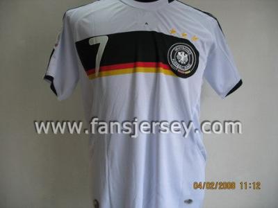 No.1 Supplier--08/09 season Germany Home #7 t shirts, soccer jersey