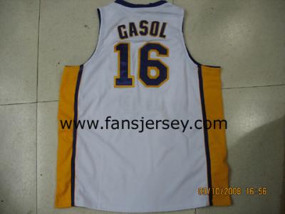 No.1 Supplier--Los Angeles Lakers #16 GASOL Jerseys NWT (No.1 Supplier--Los Angeles Lakers #16 GASOL Jerseys NWT)