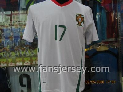 No.1 Supplier--2008 EURO cup Portugal Home Jerseys