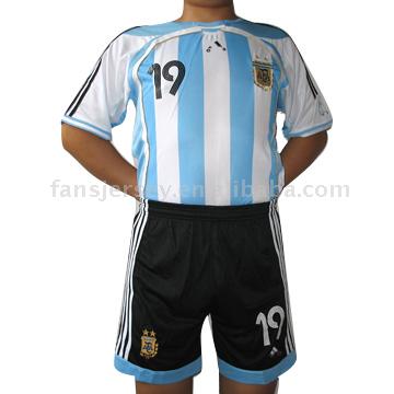 06/08 Argentina Home #19 Crespo Jersey (06/08 Аргентина Home # 19 Креспо-Джерси)