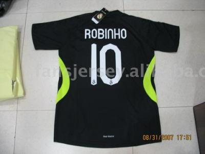 #10 ROBINHO REAL MADRID FANS 07/08 AWAY JERSEY (NO. 1 SUPPLIER OF SOCCER JERSEYS (# 10 Robinho Real Madrid Fans 07/08 AWAY JERSEY (Nr. 1 bei den Fußball-Trikots)