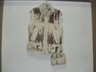 rabbit fur waistcoat (Жилет меховой кролик)