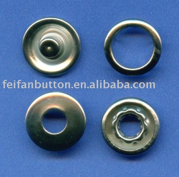 prong snap button (Zinke Snap-Taste)
