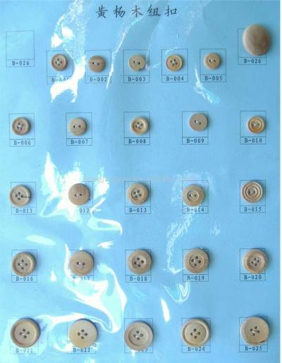 wooden button