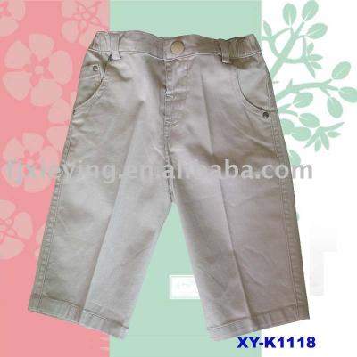 Boy`s cotton twill short