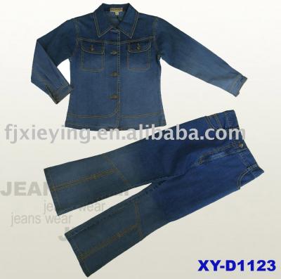 Girl`s 2pcs jeans (Girl`s 2pcs jeans)