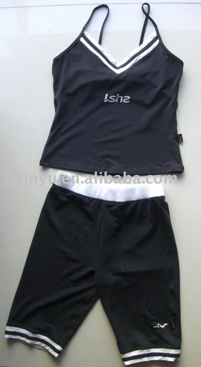 Ladies yoga suit /body-building suit