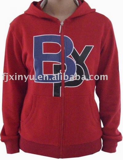 Ladies knitted sportswear with hoody (Ladies knitted sportswear with hoody)