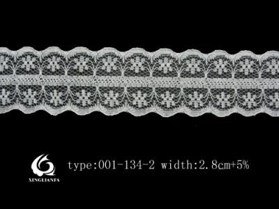 no-stretch Lace 001-134-2 (No-стрейч кружево 001 34)