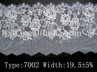 lace trimming (кружевной отделкой)