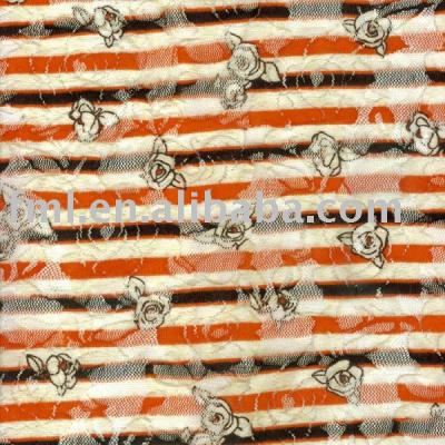 Jacquard-Spitze mit gedruckt Breite 150cm (Jacquard-Spitze mit gedruckt Breite 150cm)