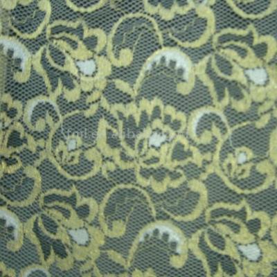 Jacquard Lace with Gold Thread, with Width 1.5m (Jacquard Lace with Gold Thread, with Width 1.5m)