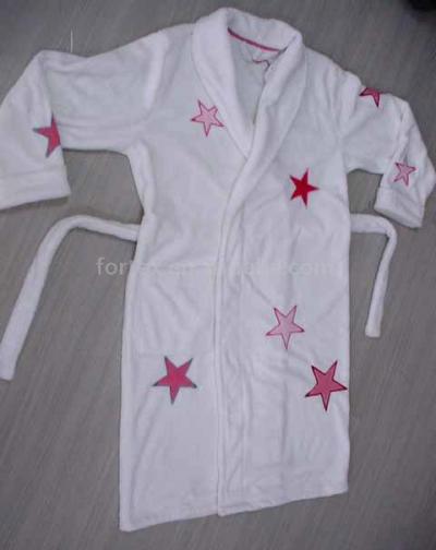 100% Cotton Velour Toweling Bathrobe (100% Cotton Velour Toweling Bathrobe)