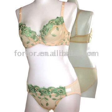 Embroidered Lace Underwear Sets (Embroidered Lace Underwear Sets)