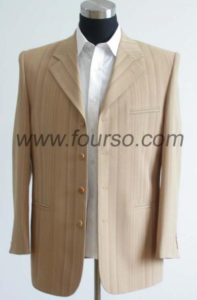 Four-Button, Non-Vent Suit (Four-Button, Non-Vent Suit)