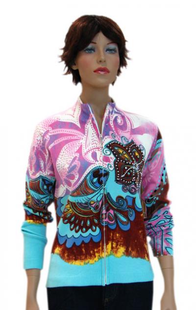 Ladies` Printed Sweater (Ladies` Printed Sweater)